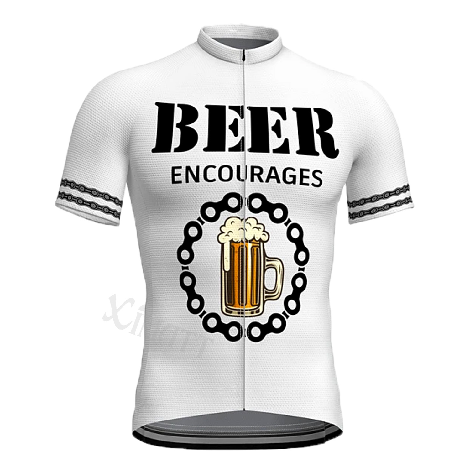Sports Equipment Outlet - France Summer Beer Printing Cycling Jersey