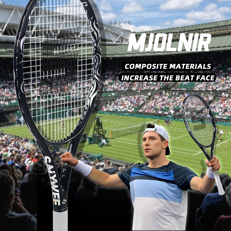 Badminton Racket Carbon - SALYWEE Pro Tennis Racket Ultra-Light 265g