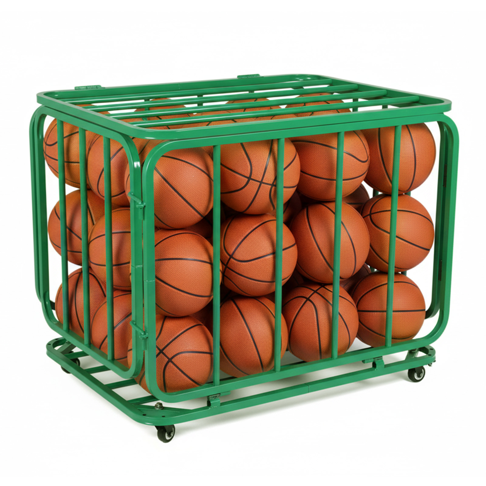 Sports Equipment Cart - Sports Equipment Organizer Cart with Wheels