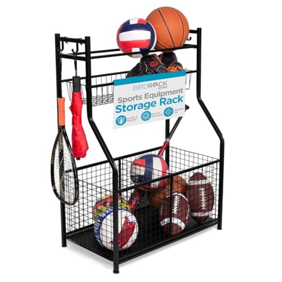 Sports Equipment Basketball - Sports Equipment Ball Organizer 43H Garage