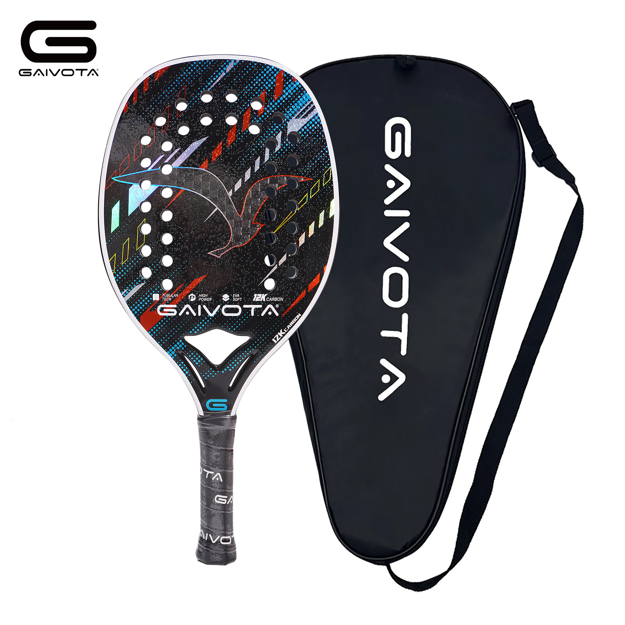 Badminton Racket Carbon - GAIVOTA 2025 professional beach tennis racket