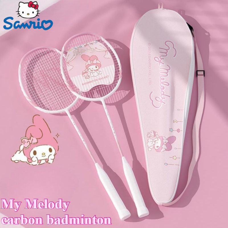 Badminton Racket Carbon - Sanrio My Melody Kuromi Cinnamoroll Cartoon