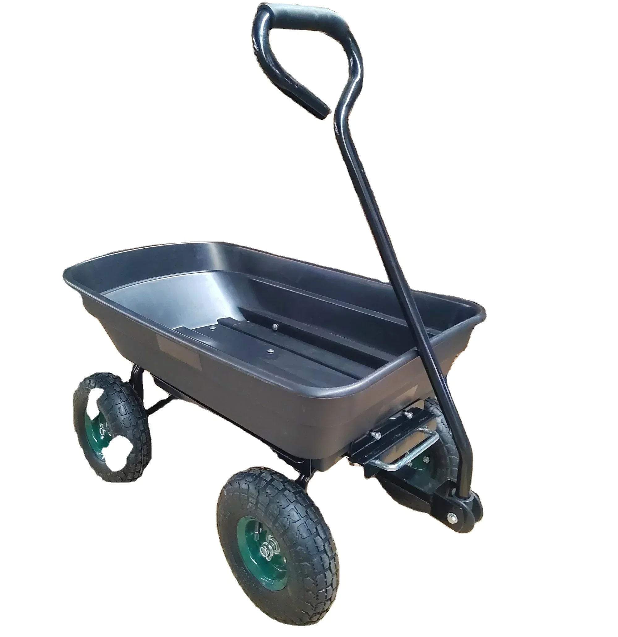 Sports Equipment Trolley - Tipping Garden Dump Trolley Wagon Cart