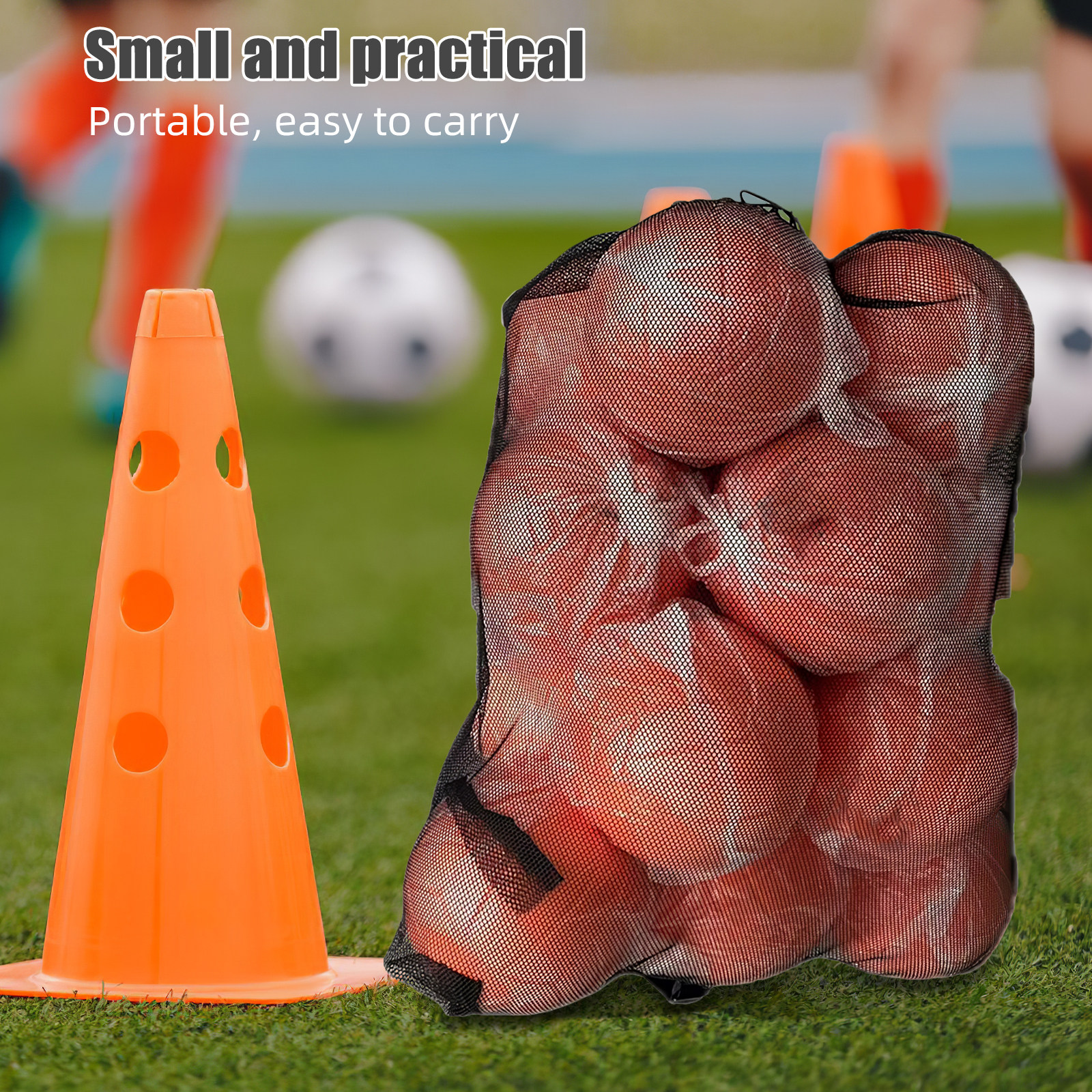 Sports Ball Bag Mesh Bag for B - Sports Equipment Basketball avaliação e preço