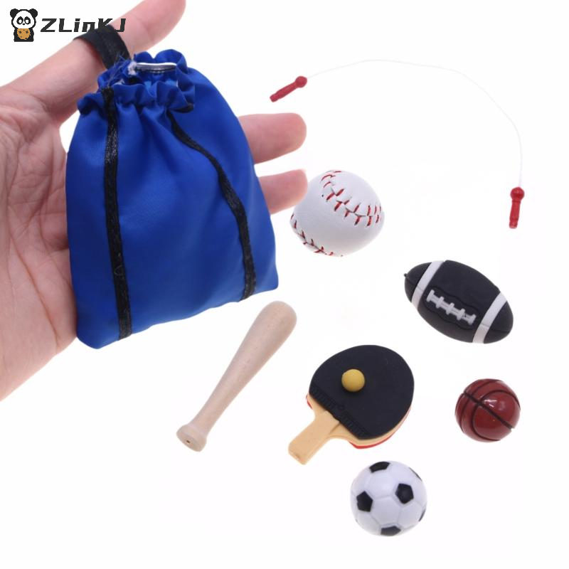 1/12 Dollhouse Simulation Mini - Sports Equipment Basketball avaliação e preço