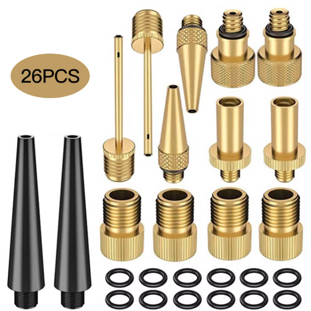 21/26PCS Bike Tire Inflator Ki - Basketball Pump Needle avaliação e preço