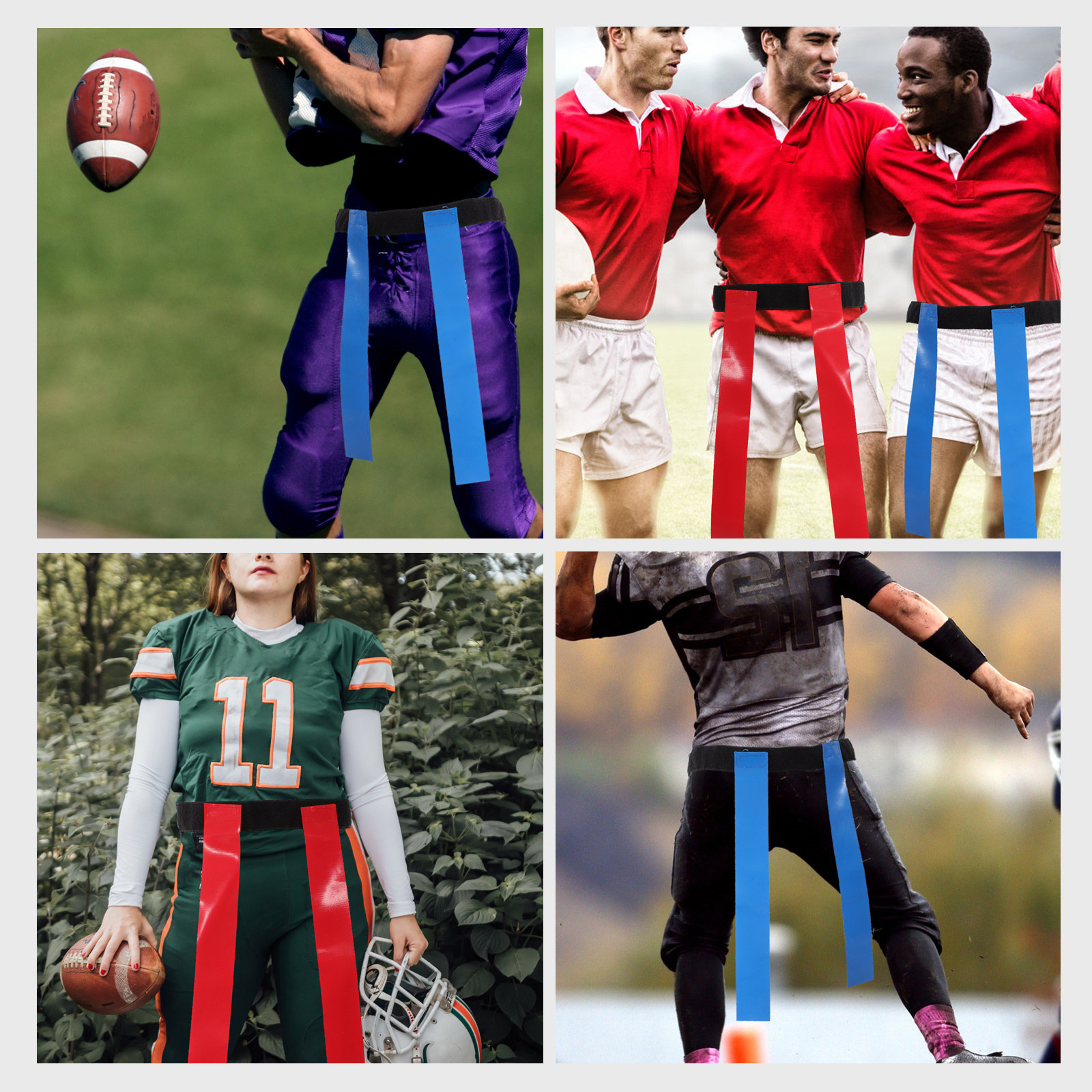 2Sets Football Flag Belt Kids  - Sports Equipment Game avaliação e preço