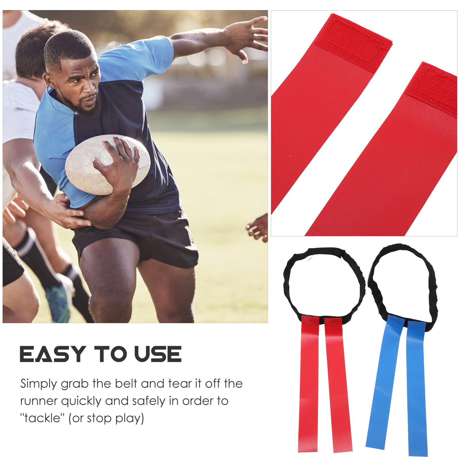 2Sets Football Flag Belt Kids  - Sports Equipment Game avaliação e preço