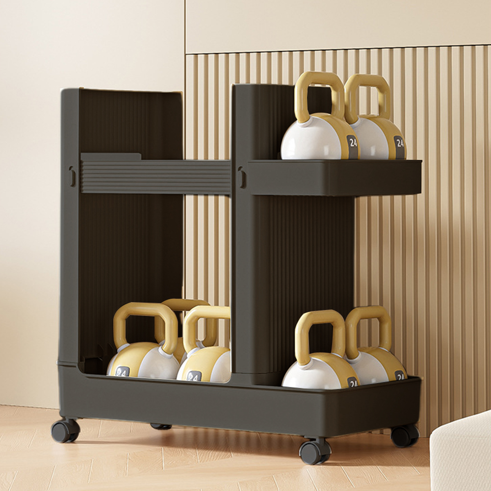 Gym Equipment Holder with Whee - Sports Equipment Trolley avaliação e preço