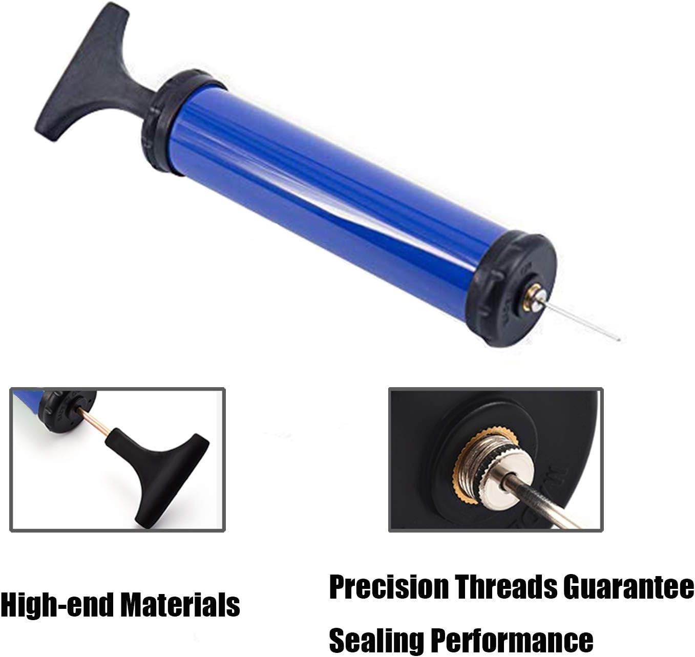 Portable Air Pump with 4 Needl - Basketball Pump Needle avaliação e preço