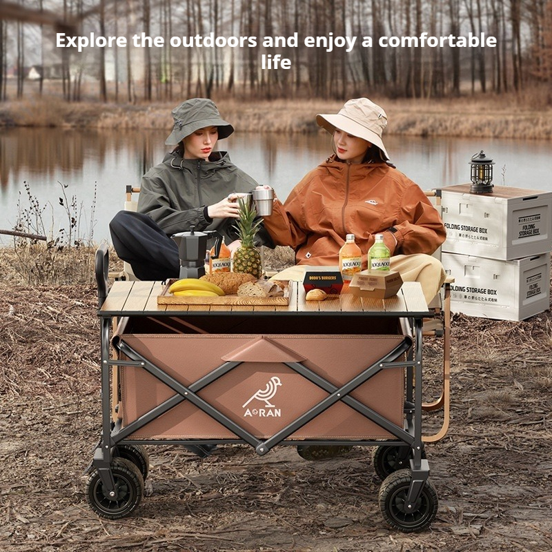 Portable Folding Camping Troll - Sports Equipment Trolley avaliação e preço
