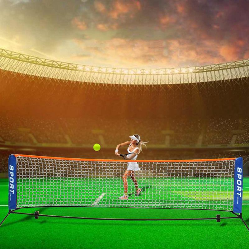 Badminton Net Adjustable Heigh - Sports Equipment For Tennis avaliação e preço