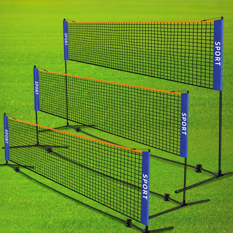 Badminton Net Adjustable Heigh - Sports Equipment For Tennis avaliação e preço