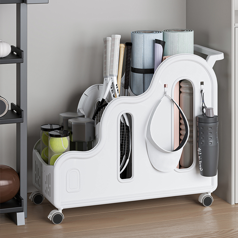 Storage rack Movable yoga mat  - Sports Equipment Trolley avaliação e preço