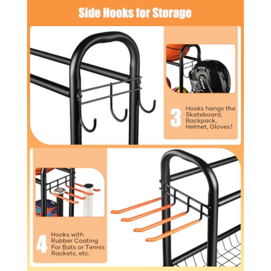 Basketball Rack Rolling Basket - Sports Equipment Basketball avaliação e preço