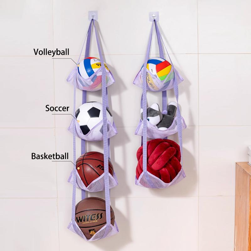 New Wall Mounted Ball Storage  - Sports Equipment Basketball avaliação e preço