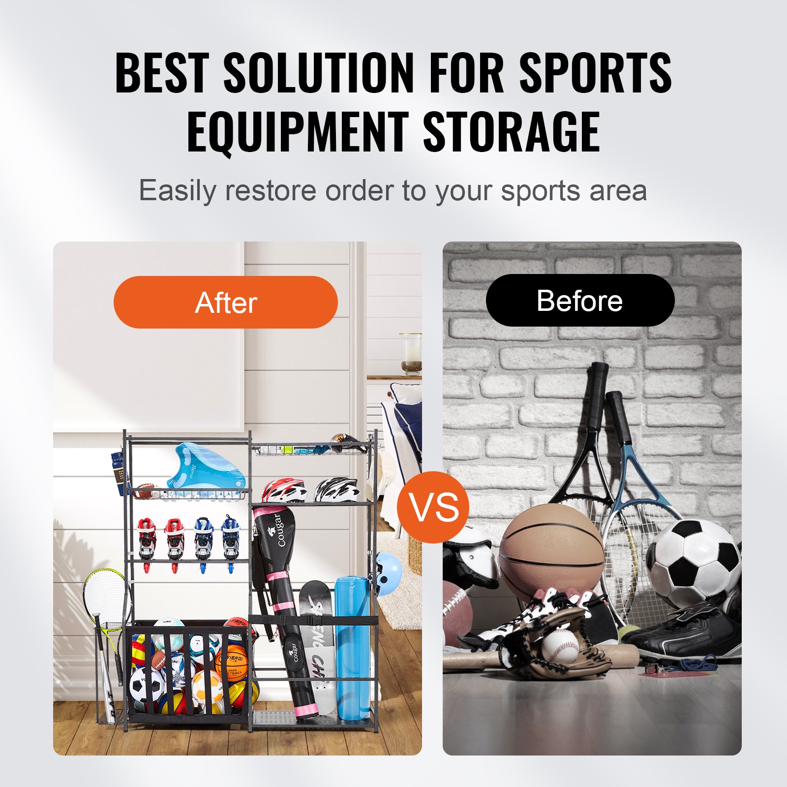 Golf Storage Garage Organizer, - Sports Equipment Cart avaliação e preço
