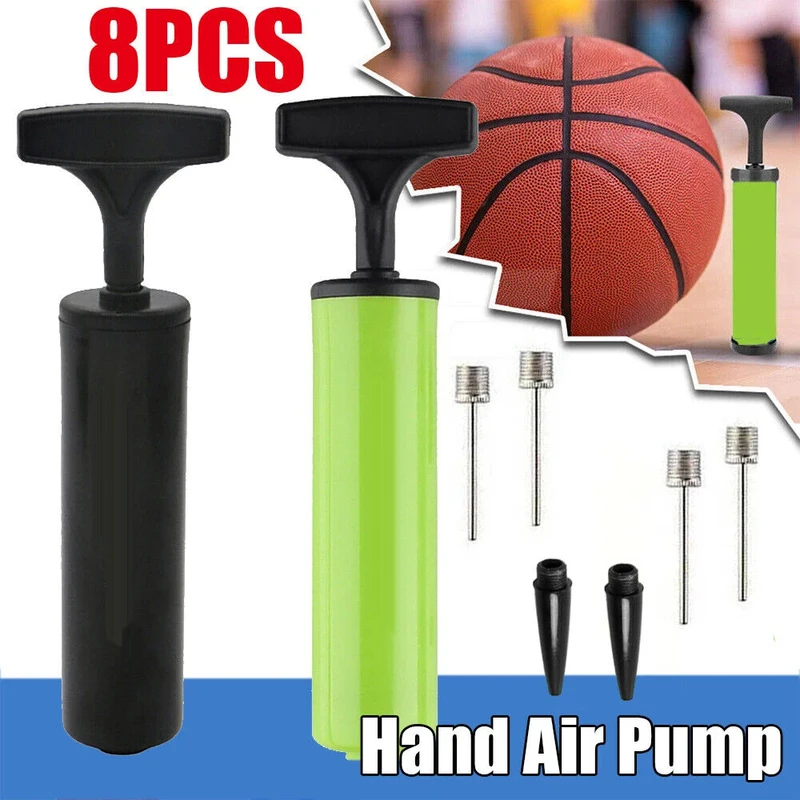 8Pcs Portable Ball Pump Set Fl - Basketball Pump Needle avaliação e preço
