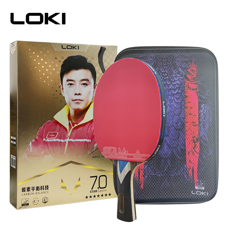Loki 7 Star Table Tennis Racke - Badminton Racket Carbon avaliação e preço