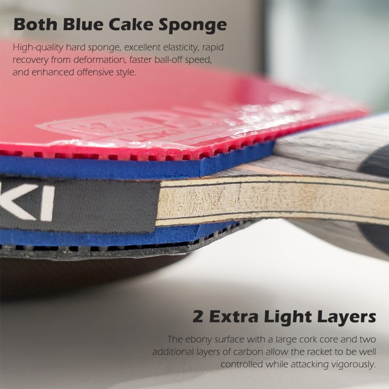 Loki 7 Star Table Tennis Racke - Badminton Racket Carbon avaliação e preço