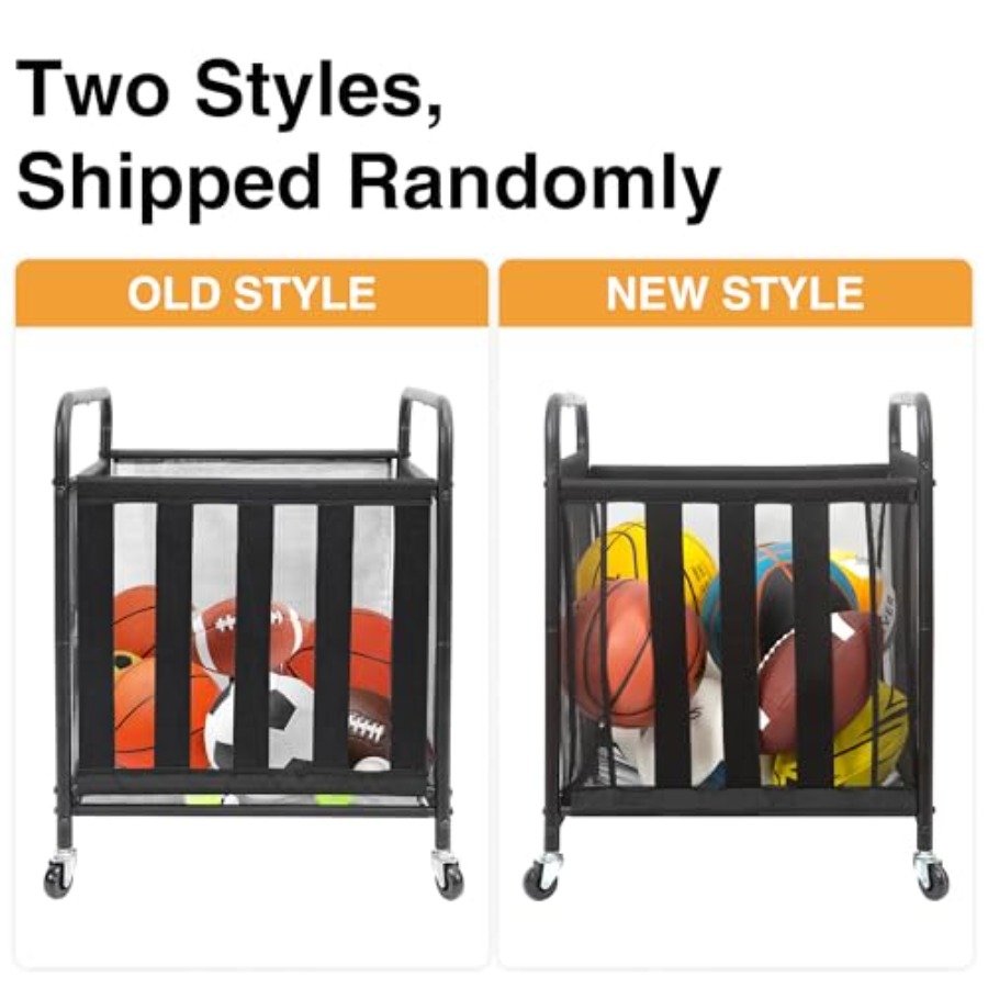 Rolling Sports Ball Storage Ca - Sports Equipment Cart avaliação e preço