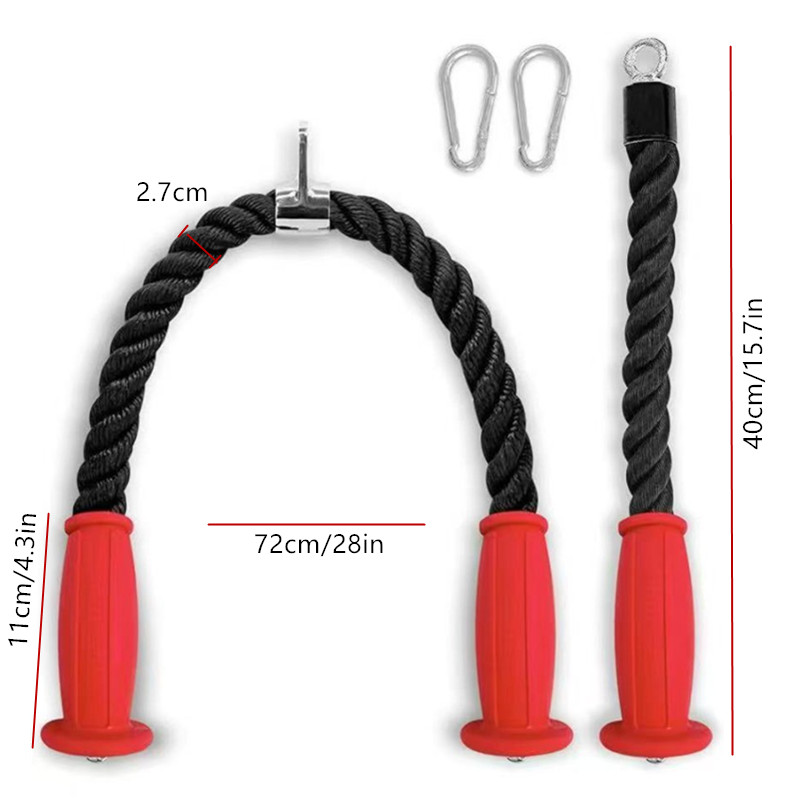 Ergonomic Tricep Ropes Non-Sli - Sports Equipment Game avaliação e preço