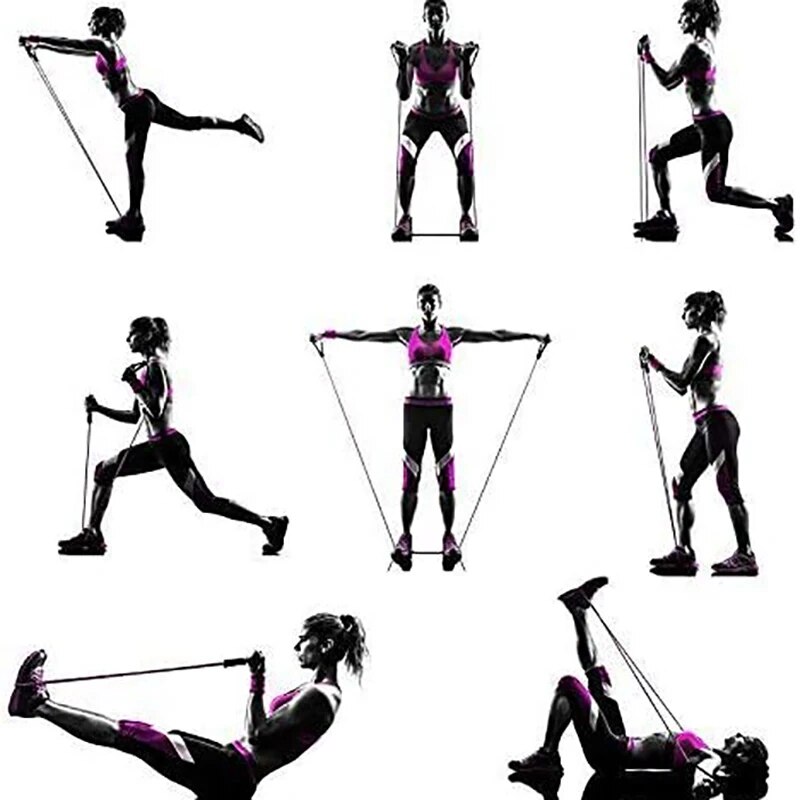 Resistance Bands With Handles, - Sports Equipment Game avaliação e preço