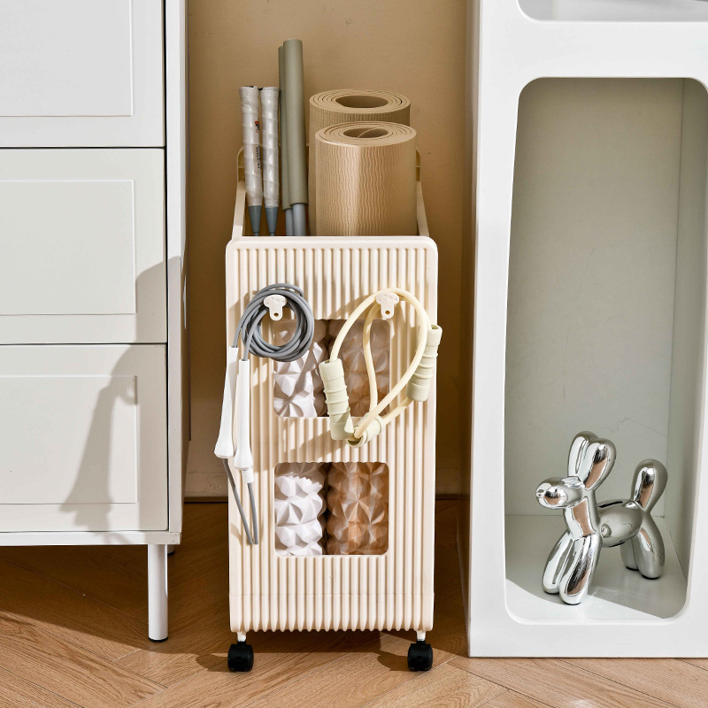 Yoga Supplies Storage Rack Mov - Sports Equipment Trolley avaliação e preço