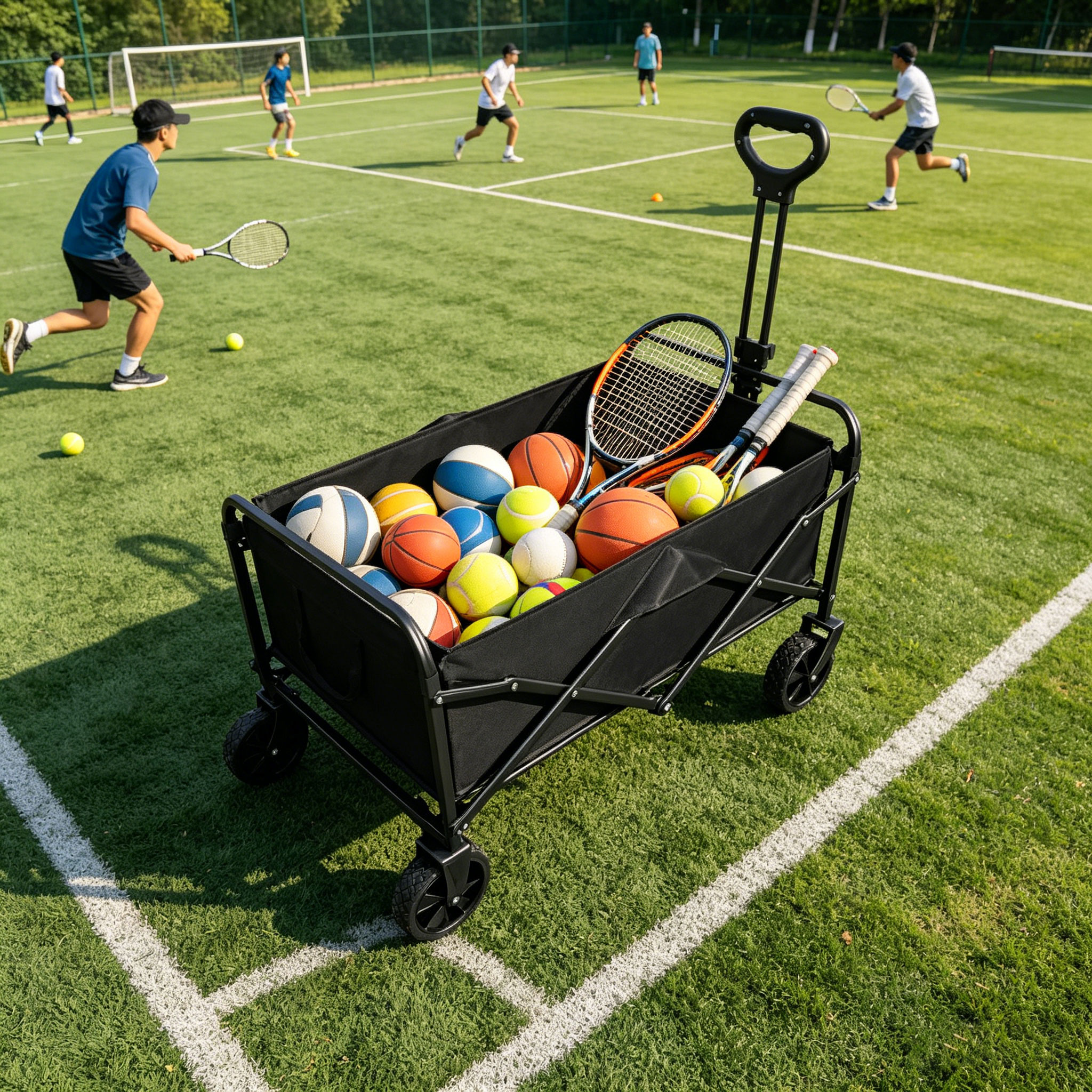 5inch Tire Folding Camping Out - Sports Equipment Trolley avaliação e preço