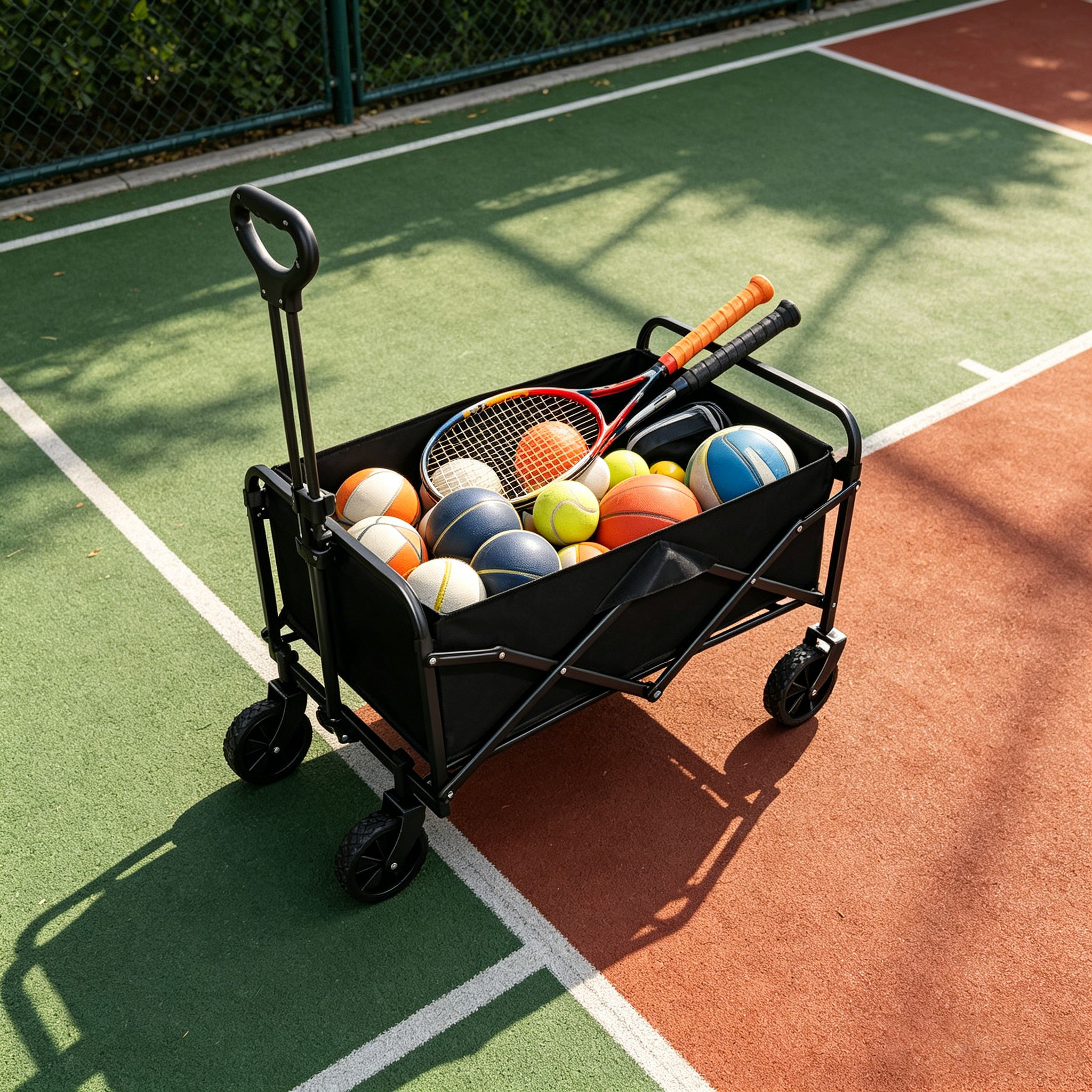 5inch Tire Folding Camping Out - Sports Equipment Trolley avaliação e preço