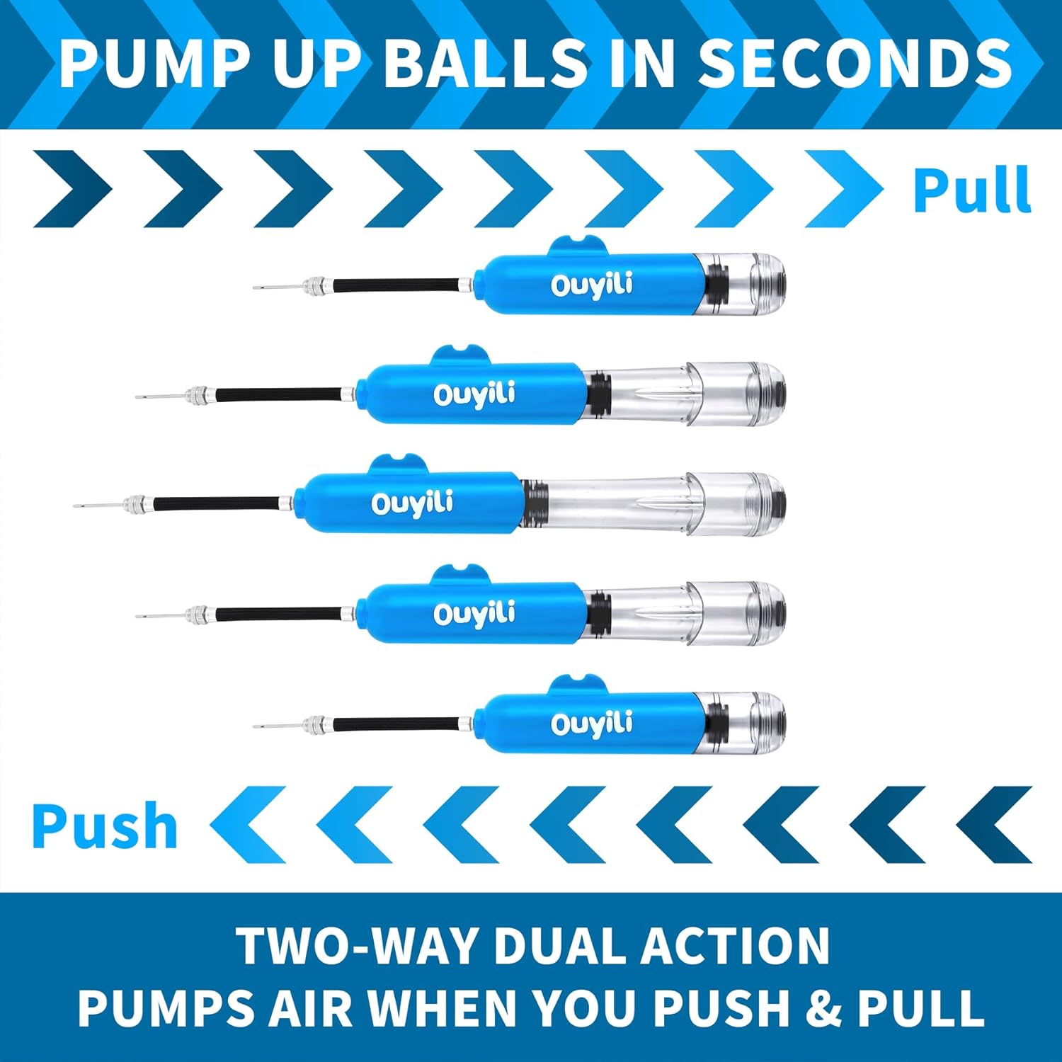 Sports Ball Pump Kit with Dual - Basketball Pump Needle avaliação e preço