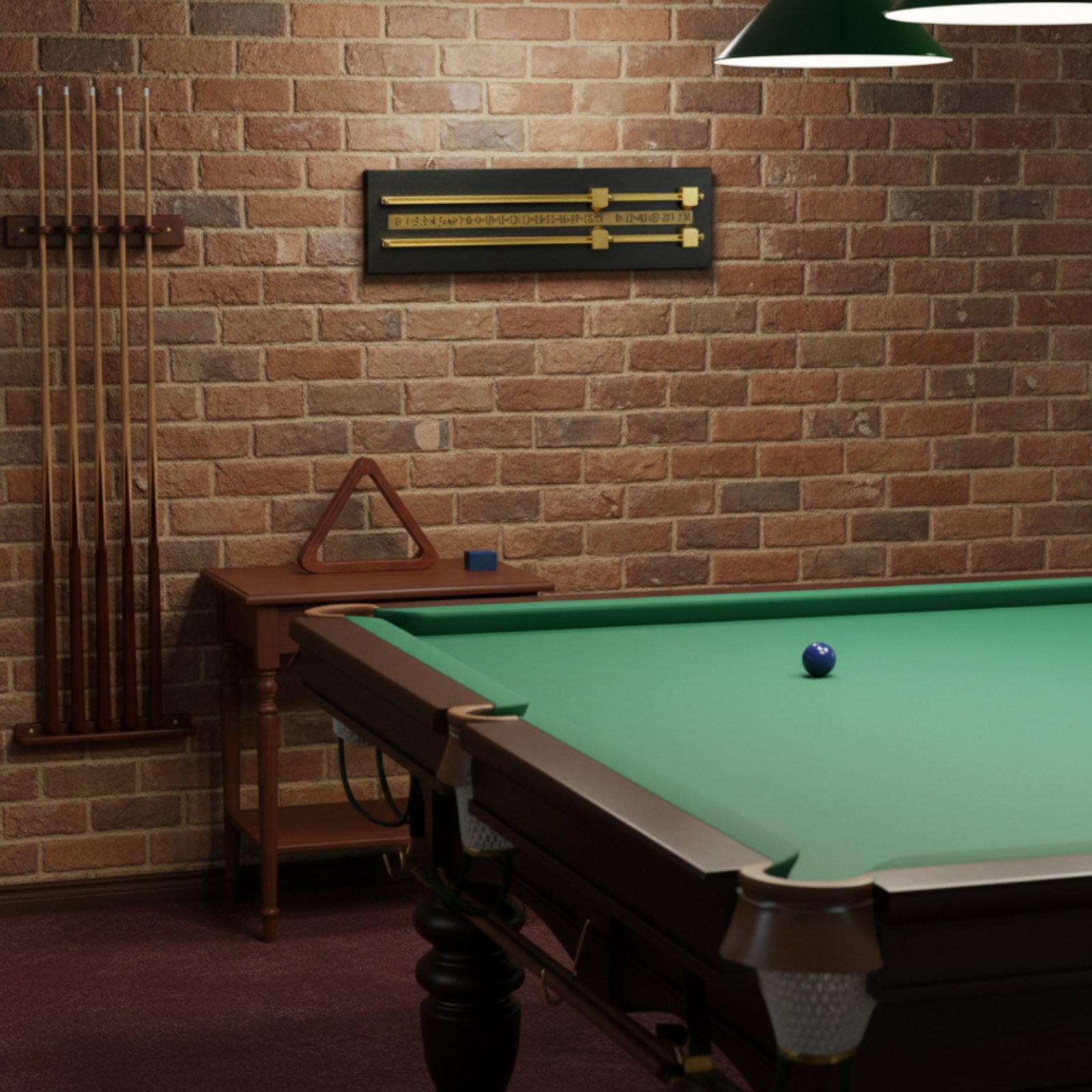 Wooden Billiard Scoreboard Cle - Sports Equipment Game avaliação e preço