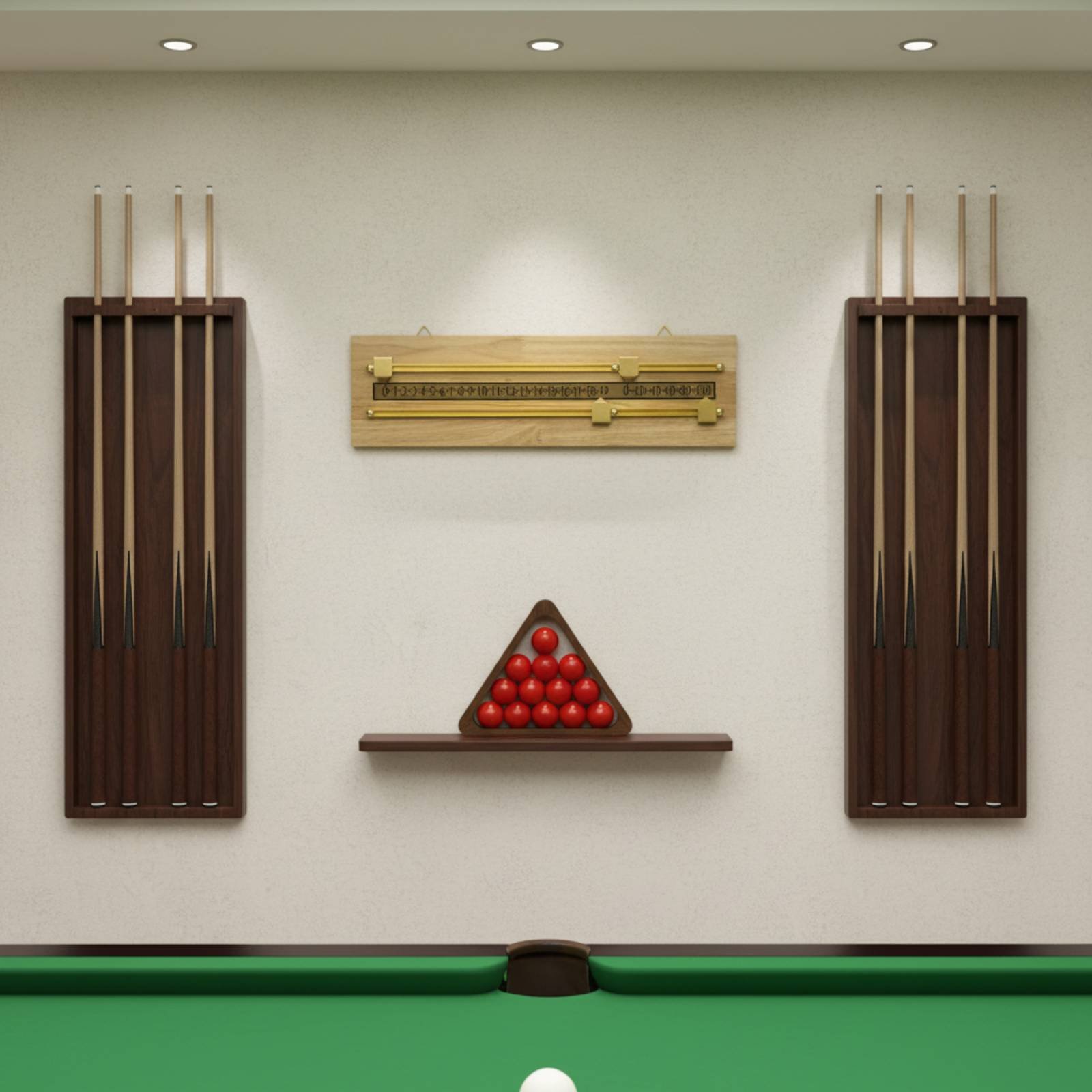Wooden Billiard Scoreboard Cle - Sports Equipment Game avaliação e preço