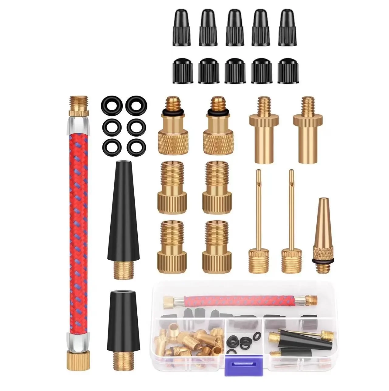 21/30Pcs Bicycle Tire Inflator - Basketball Pump Needle avaliação e preço