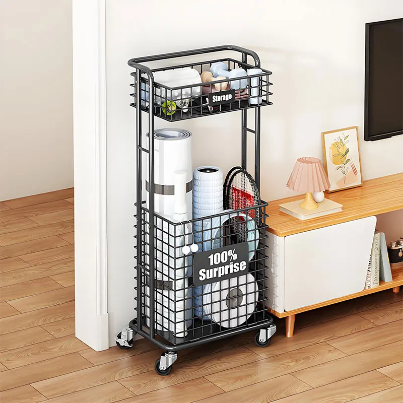 Home With Wheels Yoga Mat Stor - Sports Equipment Cart avaliação e preço