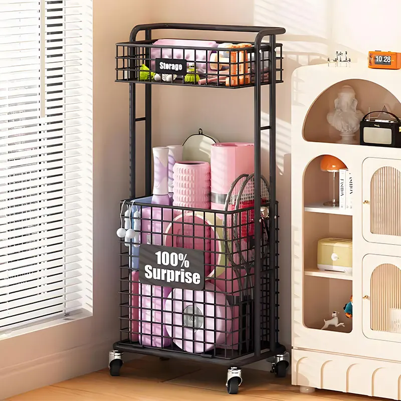Home With Wheels Yoga Mat Stor - Sports Equipment Cart avaliação e preço