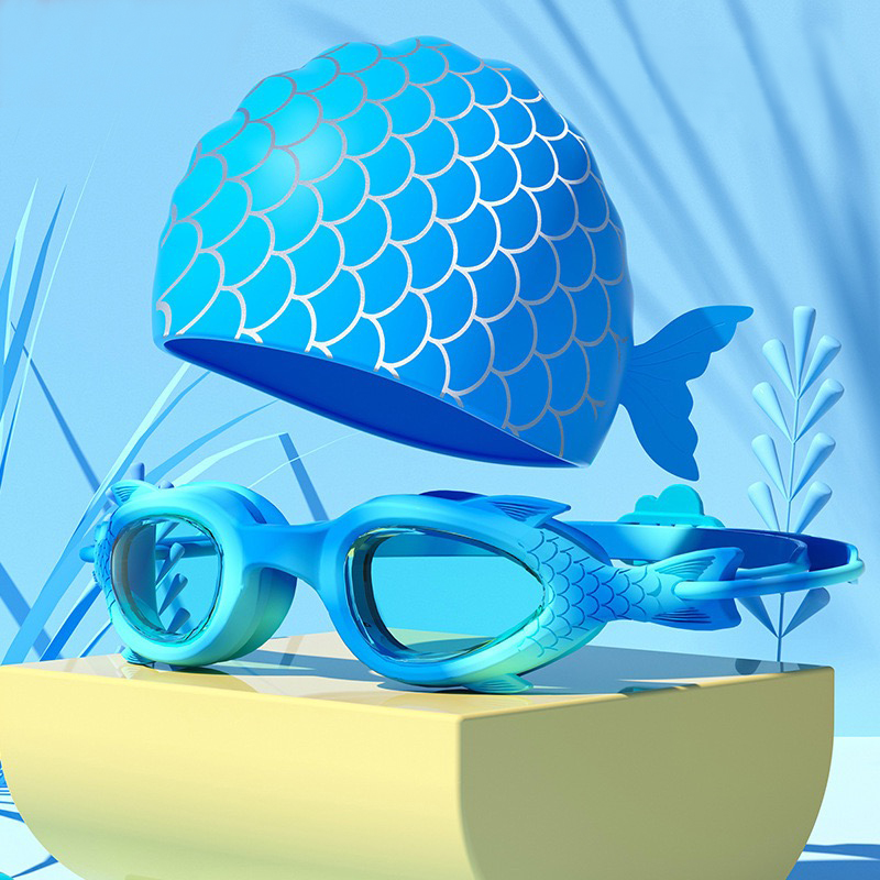 Children's swimming goggles; W - Swim Cap Silicone avaliação e preço