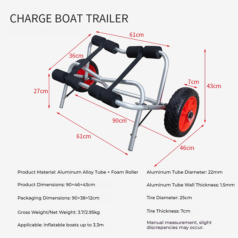 Portable Folding Kayak Trolley - Sports Equipment Trolley avaliação e preço