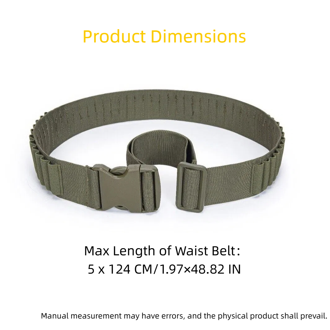 50-Round 5.56 Bullet Belt Tact - Sports Equipment Game avaliação e preço