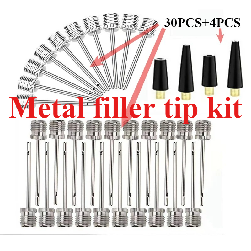 Metal Air Nozzle Set for Baske - Basketball Pump Needle avaliação e preço