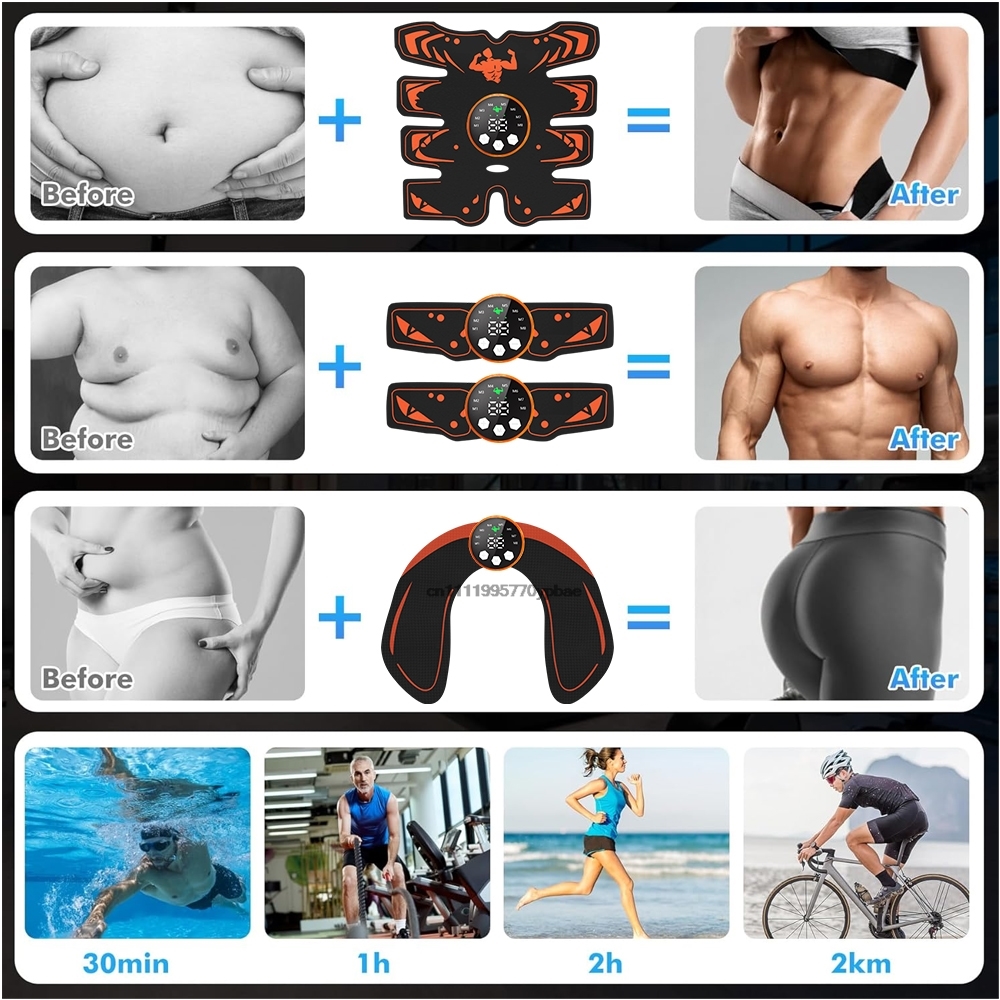 Portable EMS Abdominal Trainer - Sports Equipment Game avaliação e preço