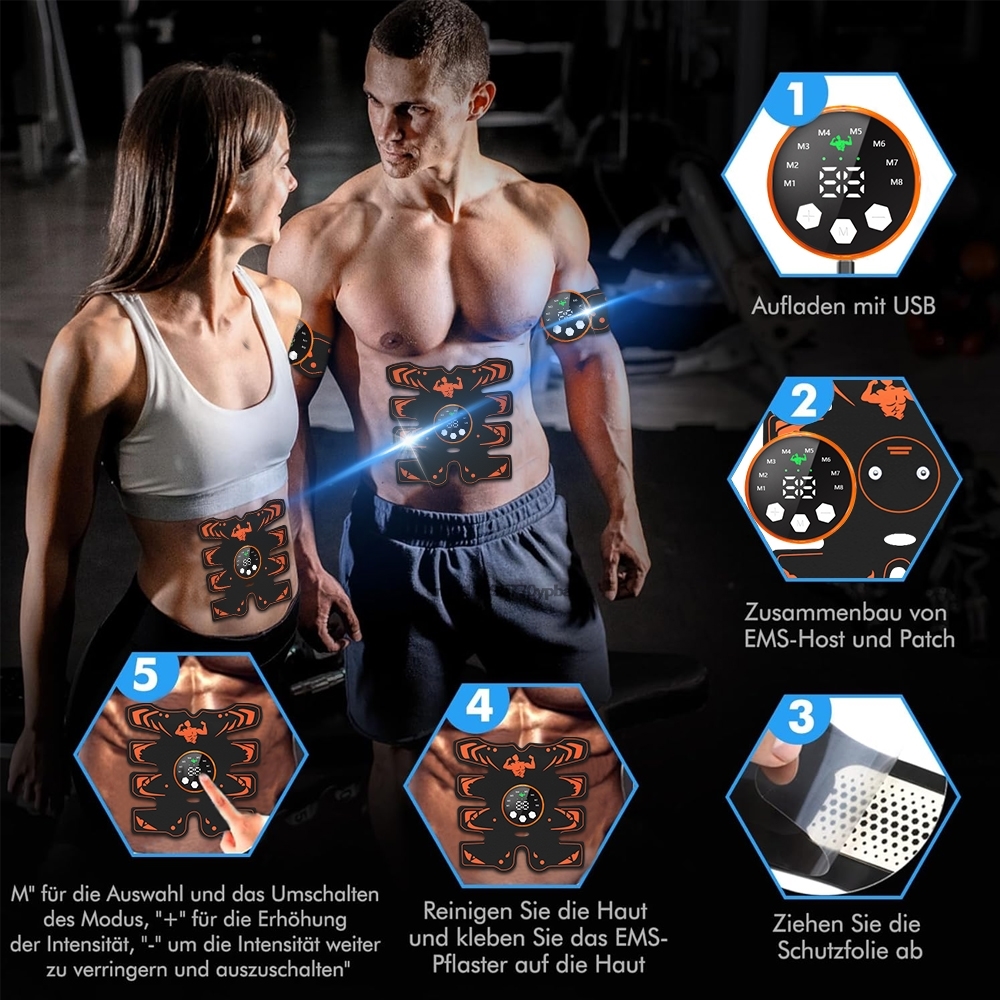 Portable EMS Abdominal Trainer - Sports Equipment Game avaliação e preço