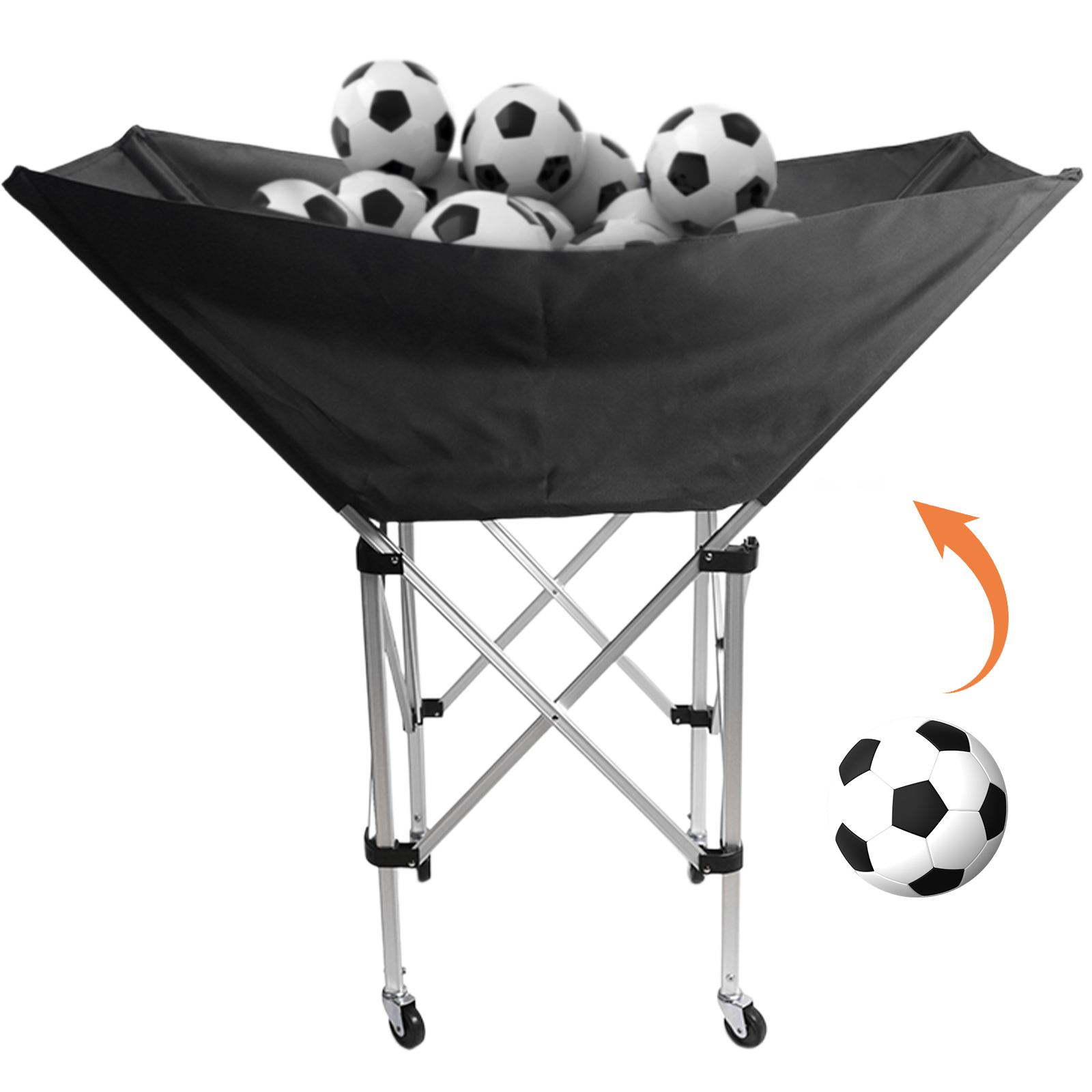 Collapsible Hammock Ball Cart  - Sports Equipment Cart avaliação e preço