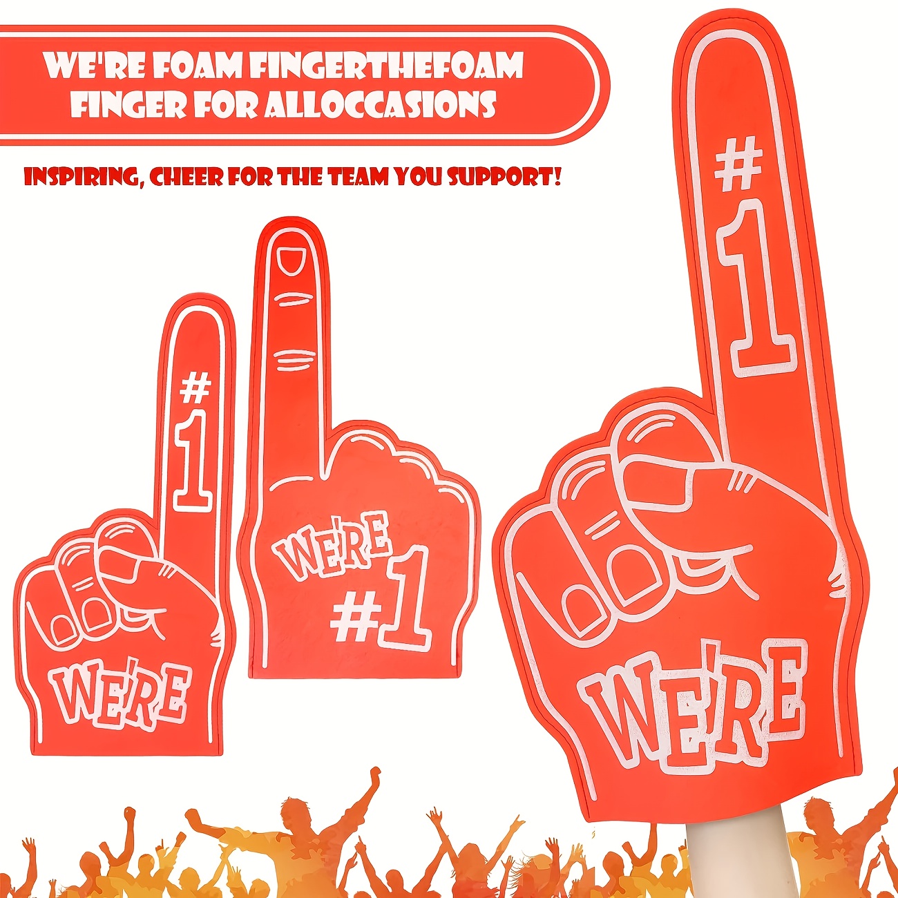 Giant Foam Finger 18 Inch We'r - Sports Equipment Game avaliação e preço