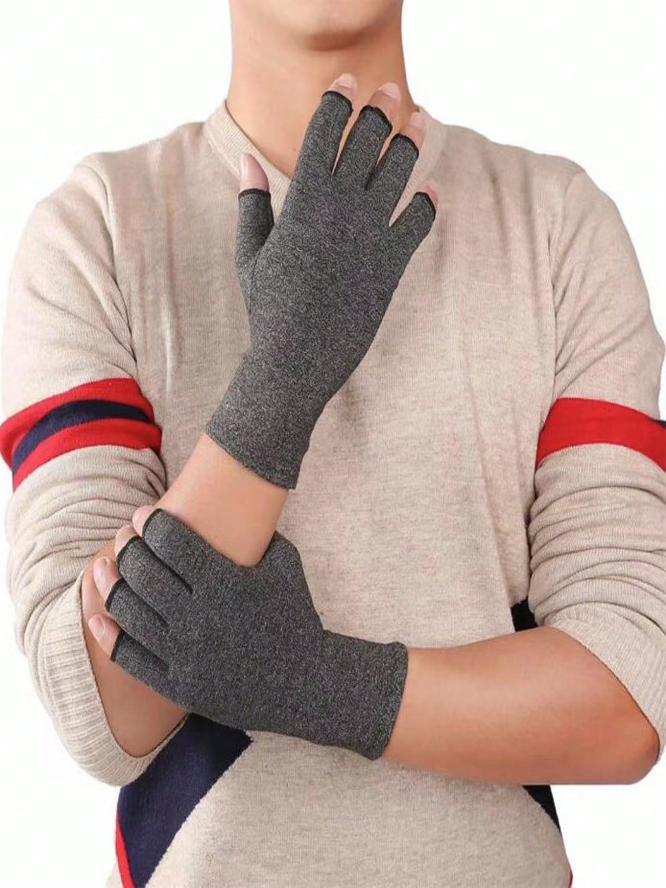 2 Pairs Sports Gloves, Dumbbel - Sports Equipment For Training avaliação e preço