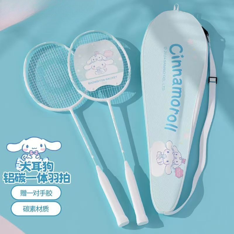 Sanrio My Melody Kuromi Cinnam - Badminton Racket Carbon avaliação e preço