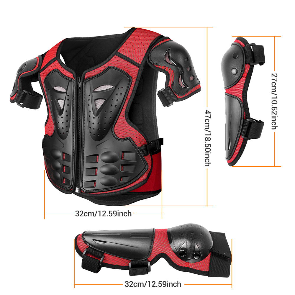 Children Armor Vest Back Prote - Sports Equipment 8 Year Old avaliação e preço