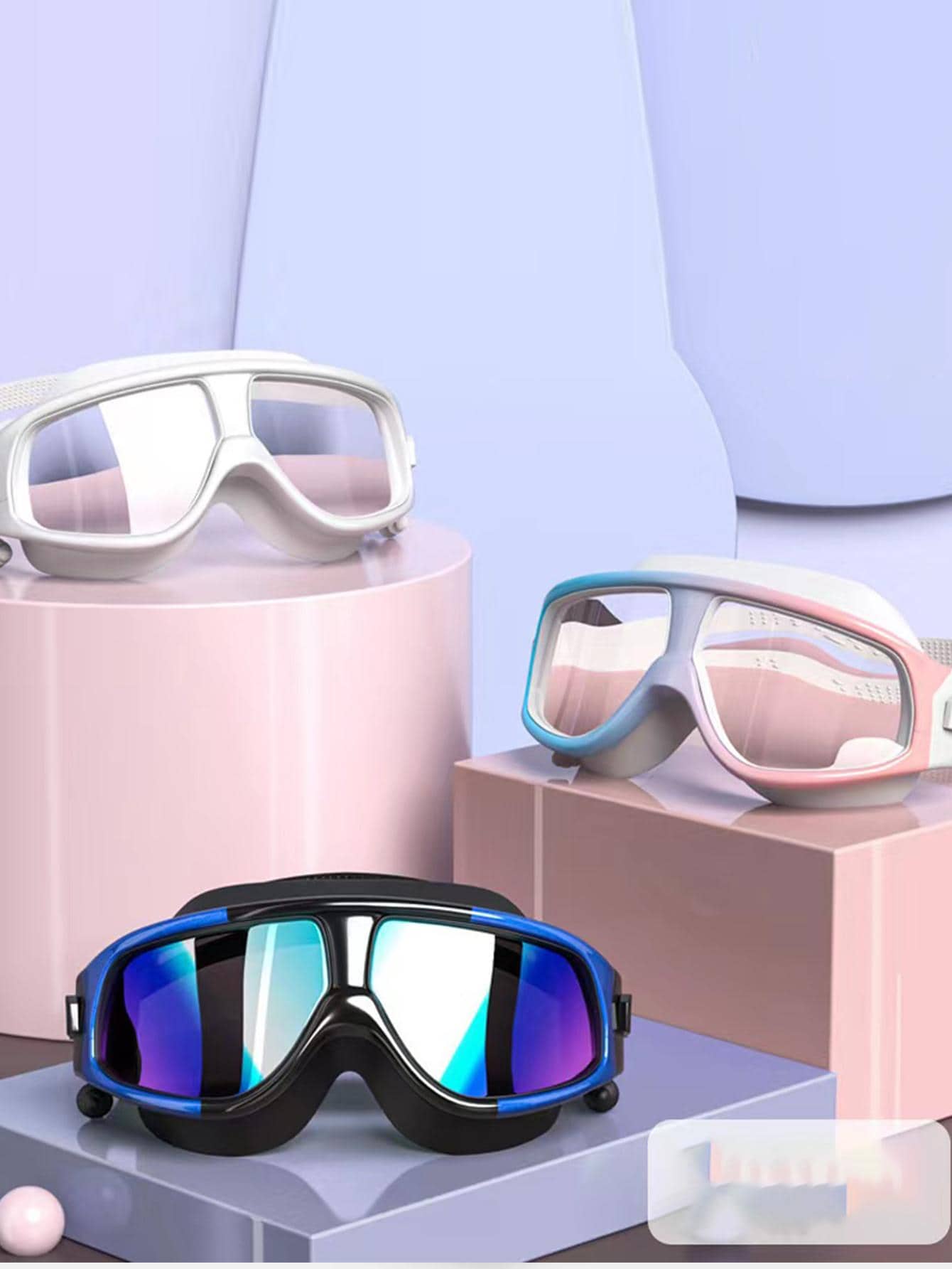 Professional Swimming Goggles  - Swim Cap Silicone avaliação e preço
