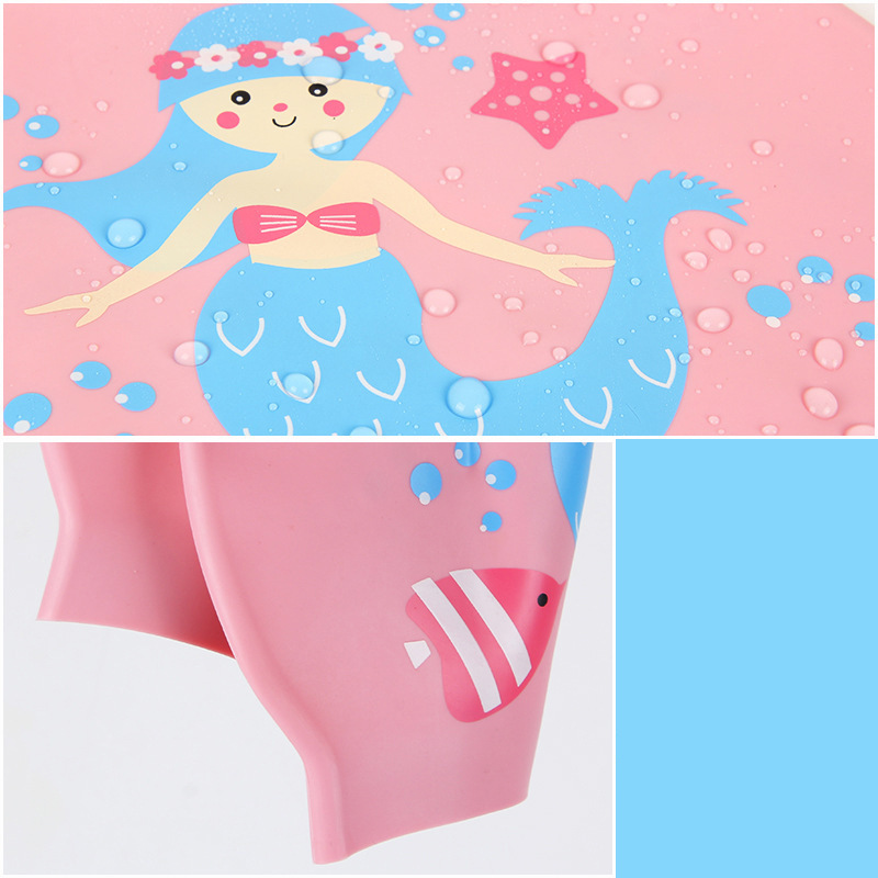 Children's Silicone Cartoon Sw - Swim Cap Silicone avaliação e preço