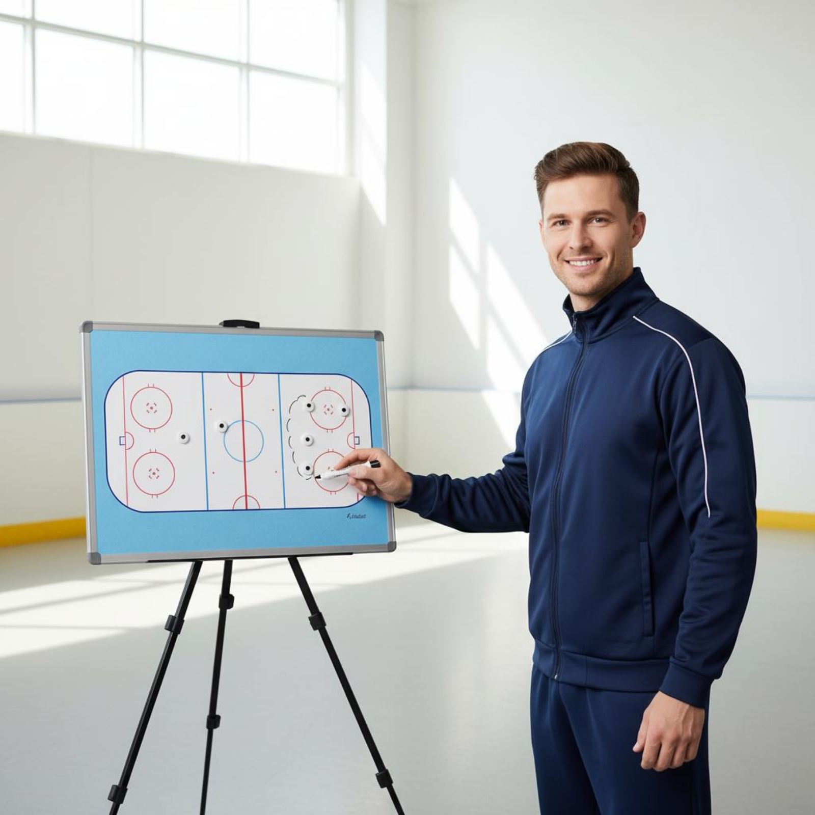 Ice Hockey Whiteboard Portable - Sports Equipment For Training avaliação e preço